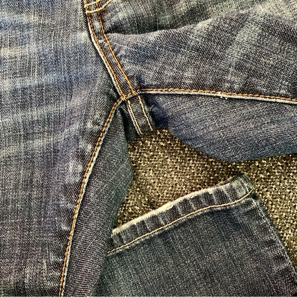 Buffalo David Man Straight Jeans Blue Stretchy 32x32 - Picture 4 of 9